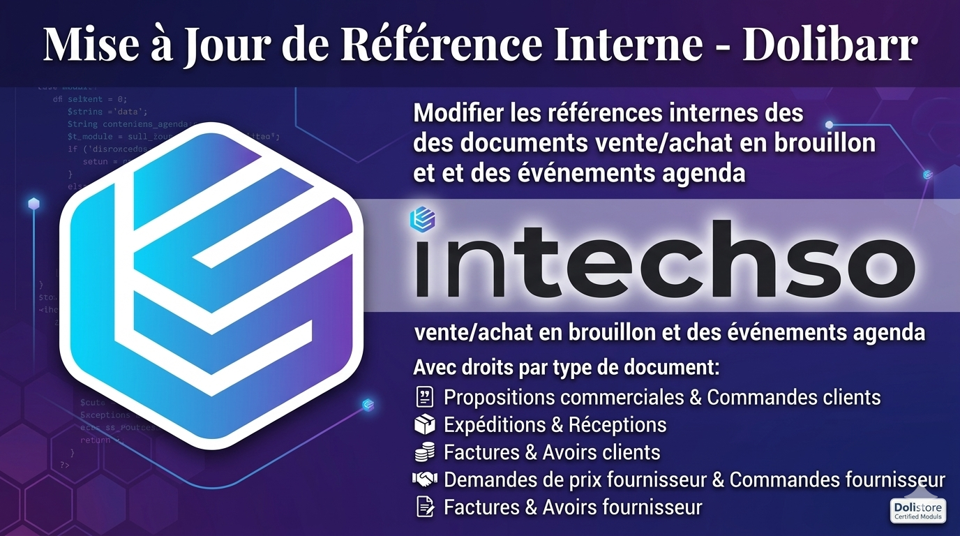 Changer références