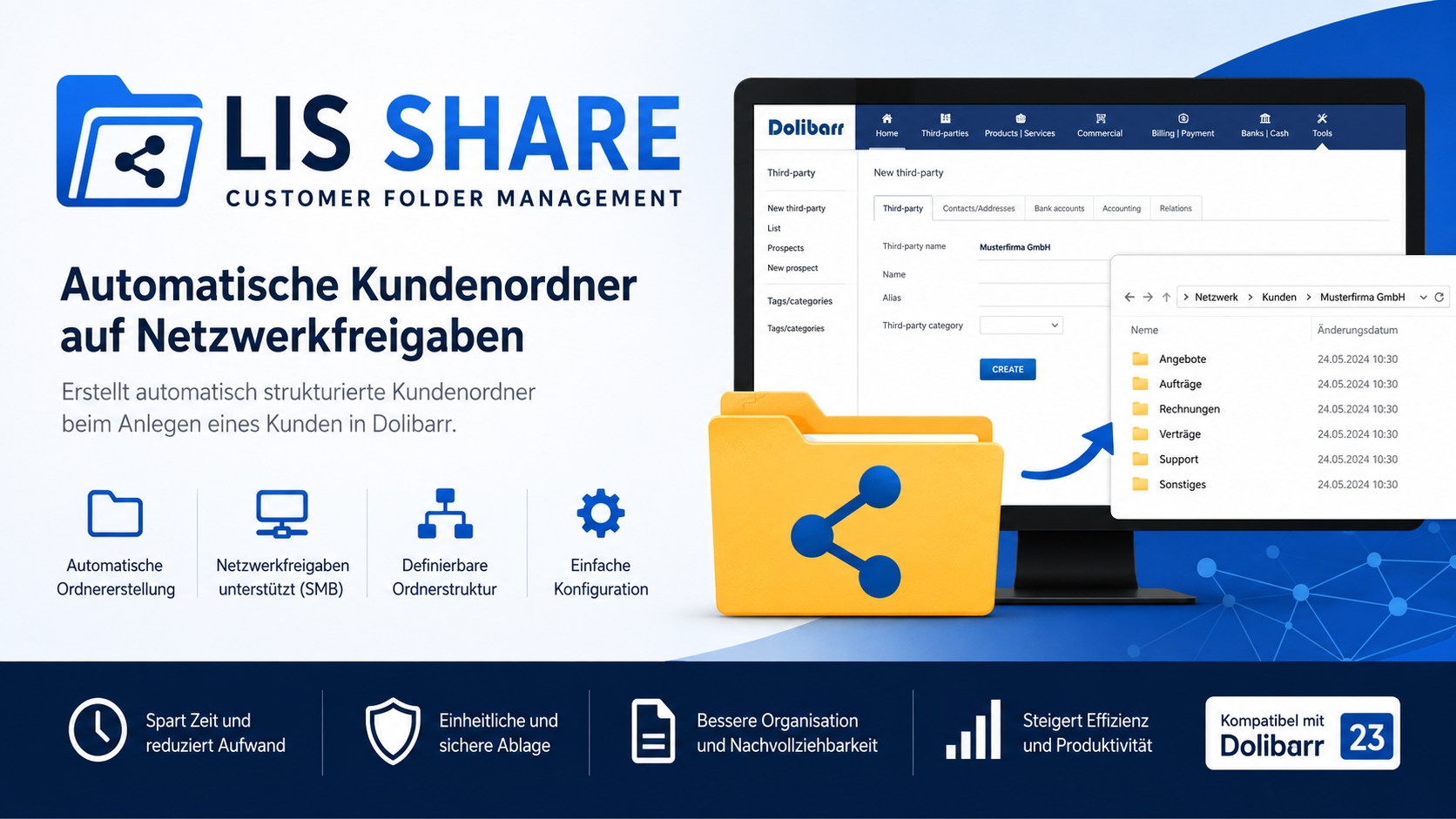 LIS Share – Customer Folder Management
