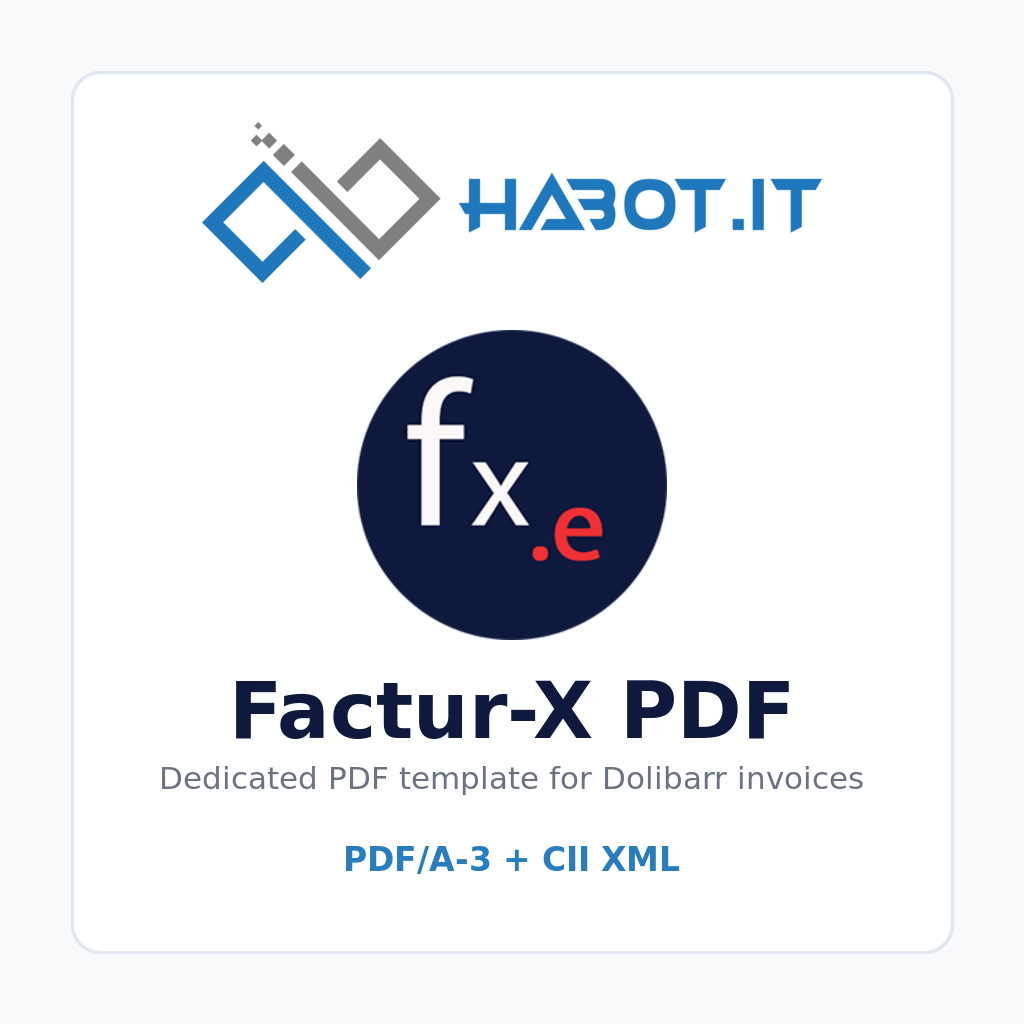 Factur-X PDF Template