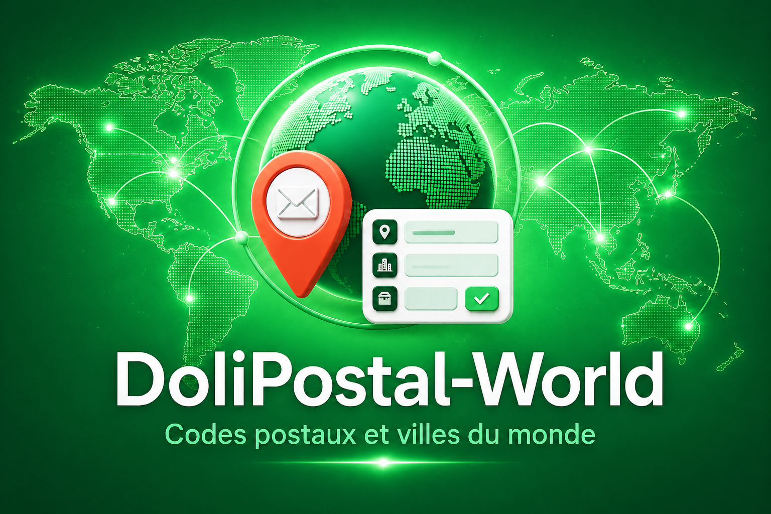 DoliPostal-World — Worldwide postal codes and cities