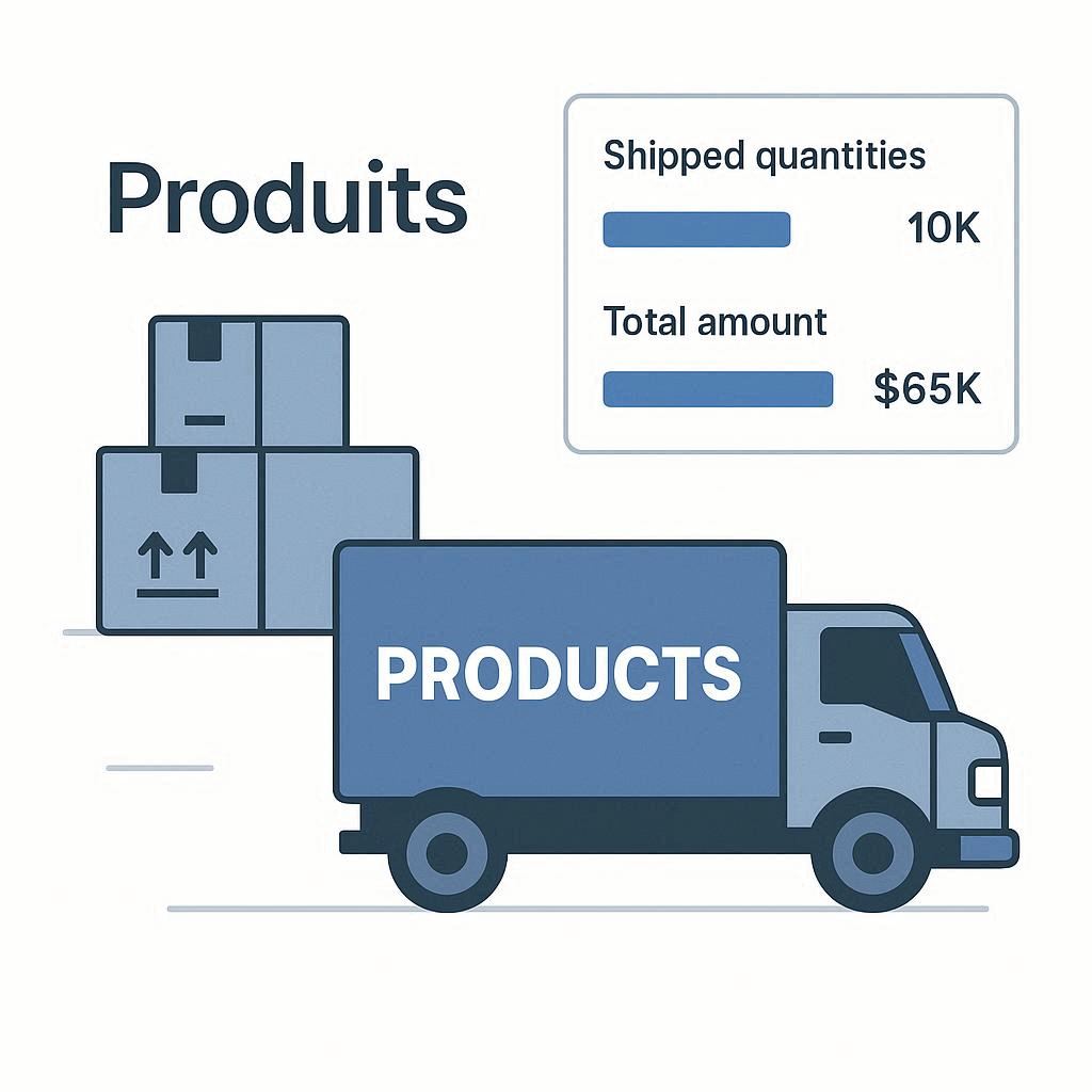 Product Expeditions (Shipments) history