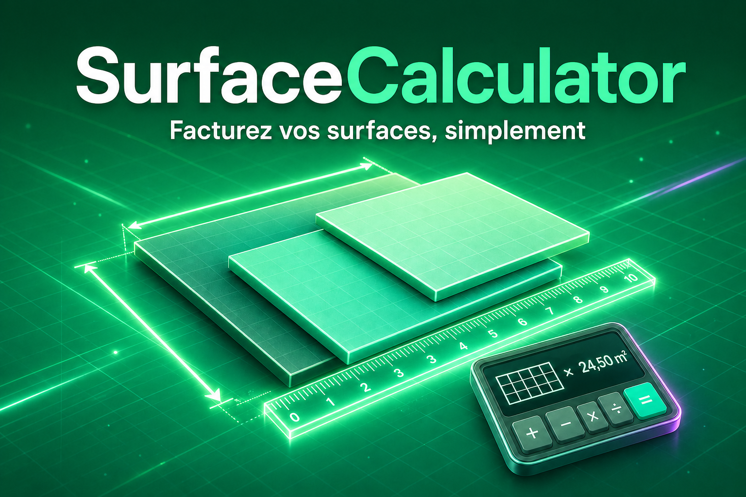 SurfaceCalculator — Automatic surface-based billing