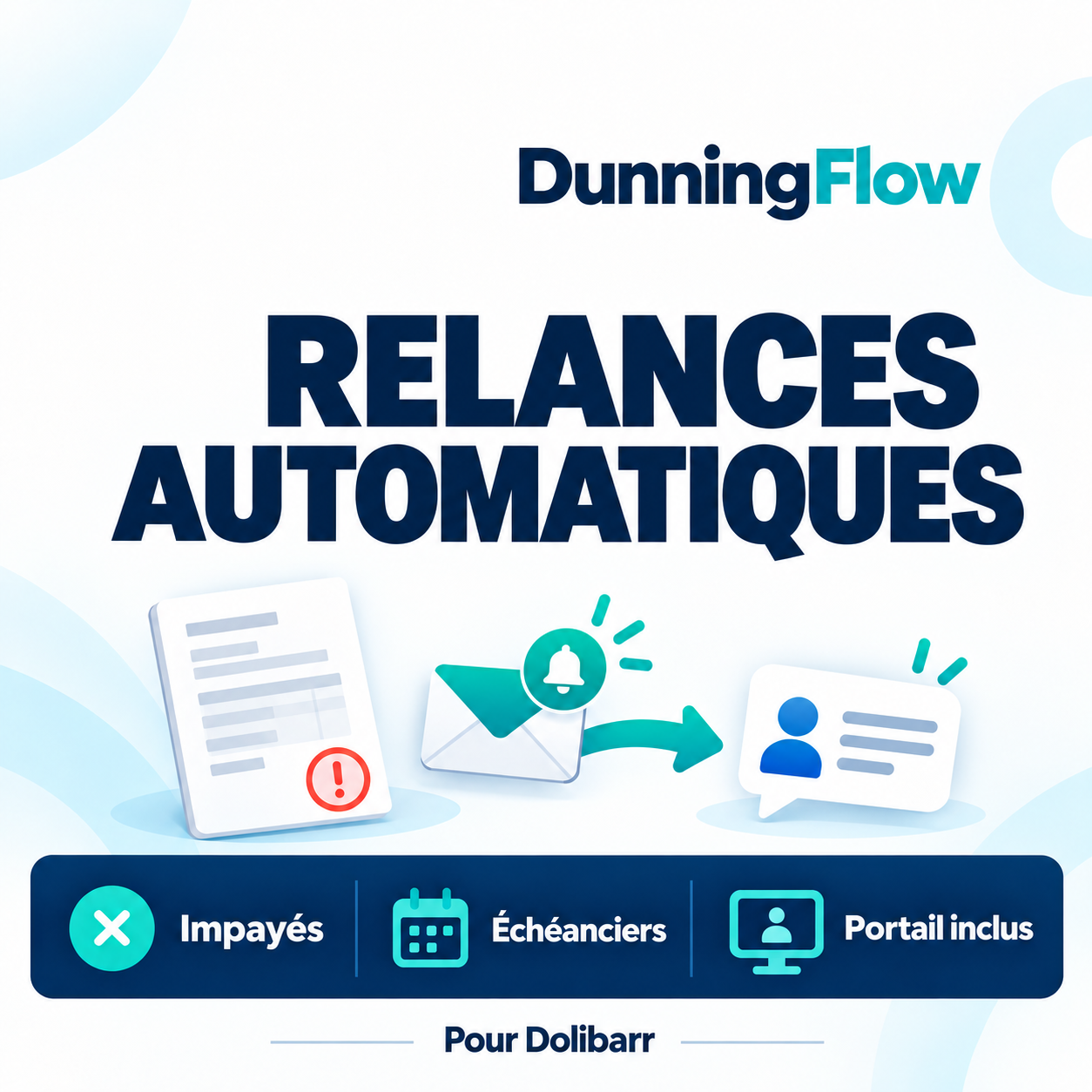 Automatic payment reminders and dunning — DunningFlow