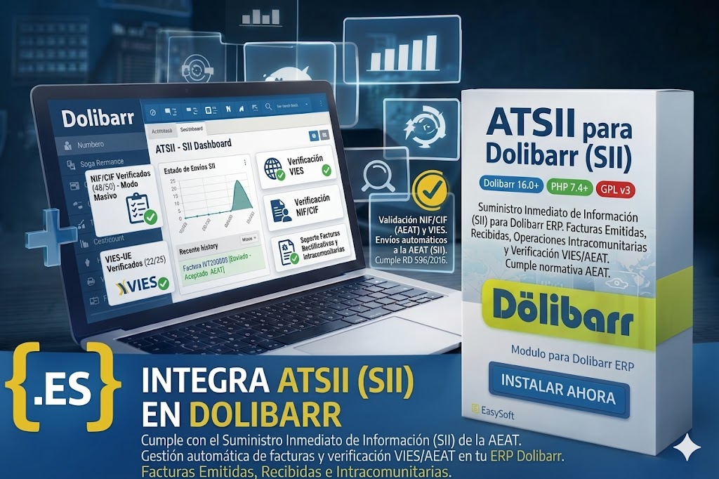 ATSII - Spanish Immediate Information Supply System (SII) for Dolibarr