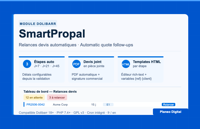 SmartPropal — Automatic Quote Follow-ups